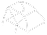 ALFA ROMEO Spyder (`63) Historic T45 roll cage kit. MS UK Compliant to Appendix K