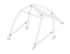 AUSTIN Healey 100/4 Historic T45 roll cage kit. MS UK Compliant to Appendix K
