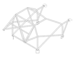 BMW M6 E24 Multipoint T45 roll cage kit