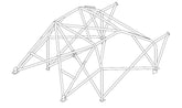BMW Mini R50 and R53 International Multipoint T45 roll cage kit. FIA Certificated