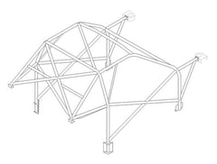 FORD Escort Cosworth International Multipoint CDS roll cage kit. FIA Certificated