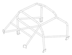 FORD Zephyr MK1 Multipoint T45 roll cage kit