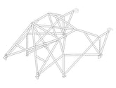 HONDA Integra 'R' DC5 Multipoint T45 roll cage kit. MS UK Compliant