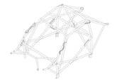 MITSUBISHI Lancer EVO X International Multipoint T45 roll cage kit. FIA Certificated
