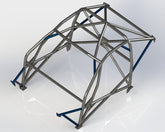 TOYOTA MR2 Mk3 00-07 Multipoint T45 Roll Cage kit FIA Minima
