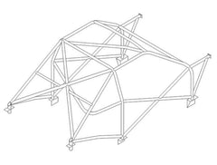 PEUGEOT 205 International Multipoint CDS roll cage kit. FIA Certificated