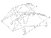 TOYOTA Aygo International Multipoint T45 roll cage kit. FIA Certificated