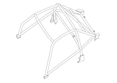 TOYOTA Supra MK4 Multipoint T45 roll cage kit