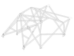 VAUXHALL Corsa C 00 International Multipoint T45 roll cage kit. FIA Certificated