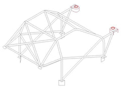 VAUXHALL Nova International Lightweight Multipoint T45 roll cage kit. FIA / MSUK Certificated