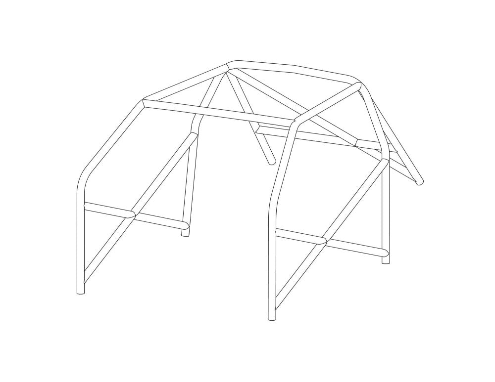 VOLKSWAGEN Corrado Multipoint CDS roll cage kit