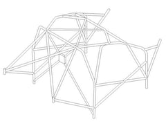 VOLKSWAGEN Golf Mk5 International Multipoint T45 roll cage kit. FIA Certificated