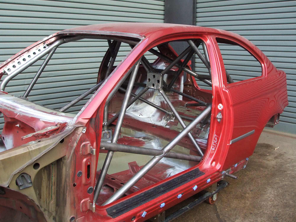 BMW E46 Compact International Multipoint T45 roll cage kit. FIA Certificated