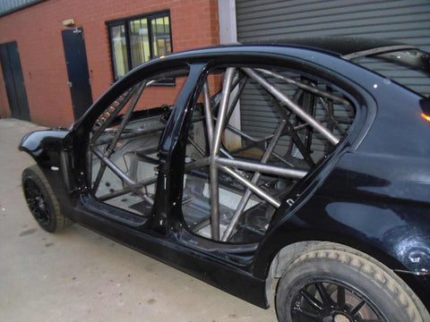 BMW E90 International Multipoint T45 roll cage kit. FIA Certificated 