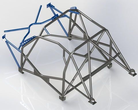 BMW Mini 2nd gen 2007 on R56 Multipoint T45 roll cage kit FIA Certificated 