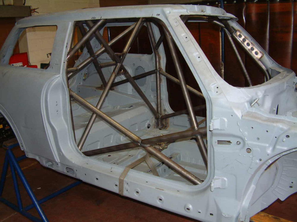 BMW Mini R50 and R53 International Multipoint CDS roll cage kit. FIA Certificated