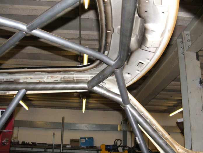 BMW Mini R50 and R53 International Multipoint T45 roll cage kit. FIA Certificated