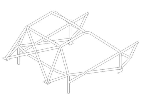 BMW Z3 Coupe International Multipoint T45 roll cage kit. FIA Certificated 