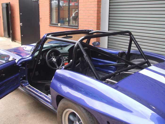 CHEVROLET Stingray Mk 1 Historic T45 roll cage kit. MS UK Compliant to Appendix K