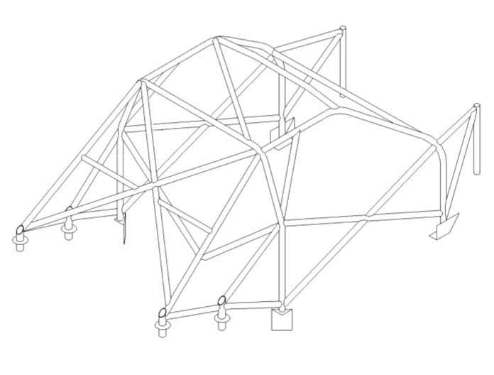 CITROEN Xsara Multipoint T45 roll cage kit FIA Certificated