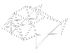 DAEWOO Lanos Multipoint T45 roll cage kit