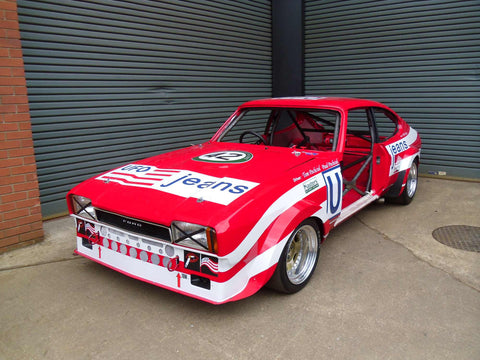 FORD Capri Mk2 Historic T45 roll cage kit. MS UK Compliant to Appendix K 