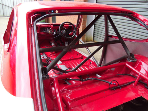 FORD Capri Mk2 Historic T45 roll cage kit. MS UK Compliant to Appendix K 