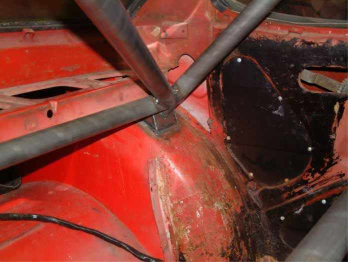 FORD Classic Capri Historic T45 roll cage kit. MS UK Compliant to Appendix K