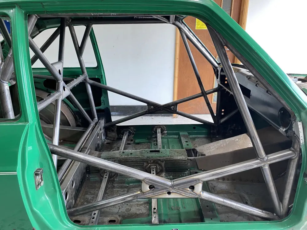 FORD Escort Mk2 2020 Spec Multipoint T45 roll cage kit. FIA/MSUK Certificated 