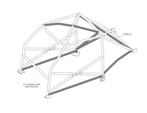 FORD Mustang Fastback Historic T45 Roll Cage kit FIA Certificated 