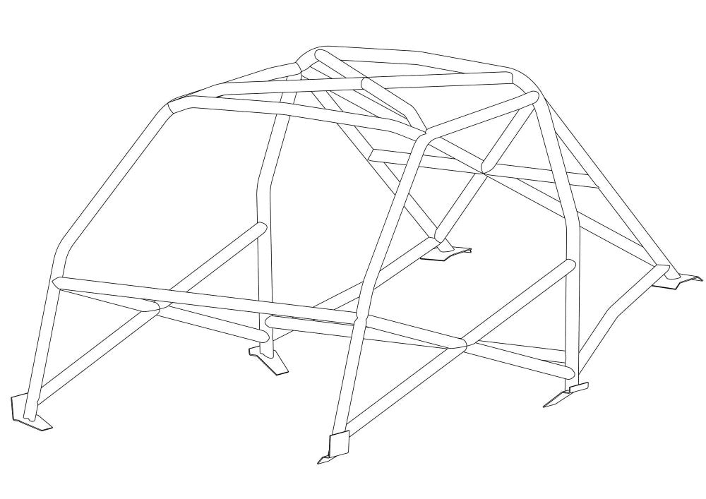 HILLMAN Avenger Multipoint T45 roll cage kit