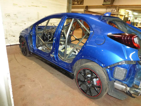 HONDA Civic FK2 Multipoint T45 roll cage kit. FIA / MSUK certificated 