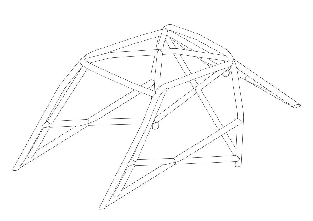 HONDA S2000 Multipoint CDS roll cage kit