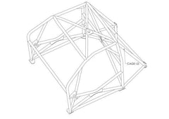 ISUZU D-Max International Multipoint T45 roll cage kit. FIA Certificated
