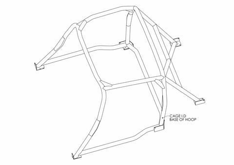 JAGUAR E-Type FHC T45 roll cage kit. FIA / MSUK Certificated to Appendix K 