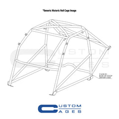 JAGUAR MK1 Historic T45 roll cage kit. MS UK Compliant to Appendix K
