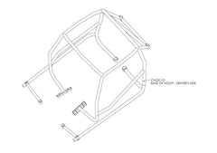 LOTUS Elan International Historic T45 roll cage kit. FIA Certificated to Appendix K