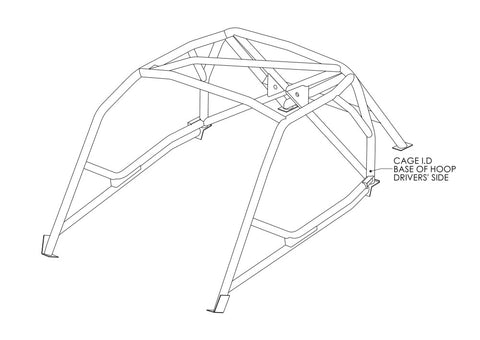 MAZDA MX5 MK 1 & MK 2 Multipoint T45 roll cage kit 
