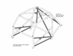 MINI Classic 2022 Historic T45 roll cage kit - FIA/MSUK Certificated to Appendix K