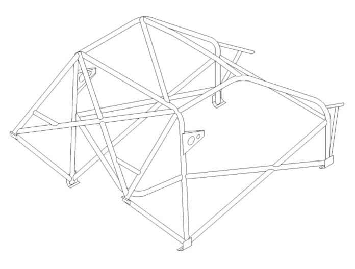 MINI GPA International T45 roll cage kit. FIA Certificated