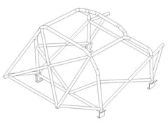 MITSUBISHI Colt (91-02) CJ0 Multipoint T45 roll cage kit