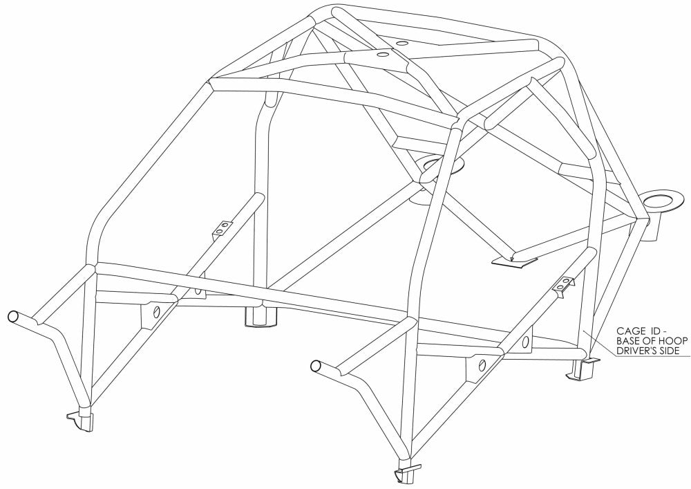 MITSUBISHI Galant Multipoint cage. FIA compliant