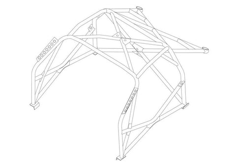 NISSAN 350Z Multipoint T45 roll cage kit 