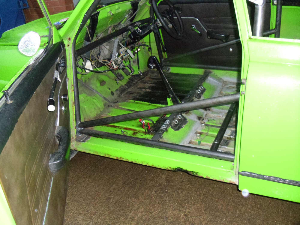 SAAB 96 Historic CDS roll cage kit. MS UK Compliant to Appendix K