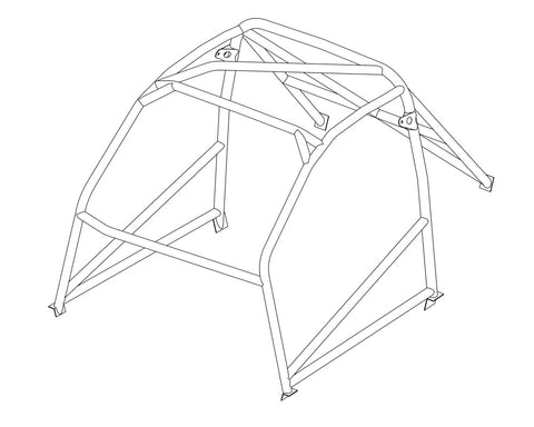 SAAB 96 Historic CDS roll cage kit. MS UK Compliant to Appendix K 