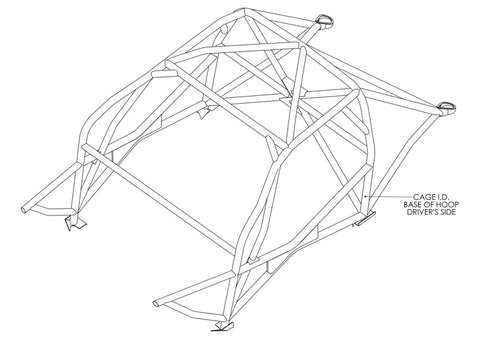SUBARU BRZ ZD8 Gen 2 International Multipoint T45 roll cage kit 