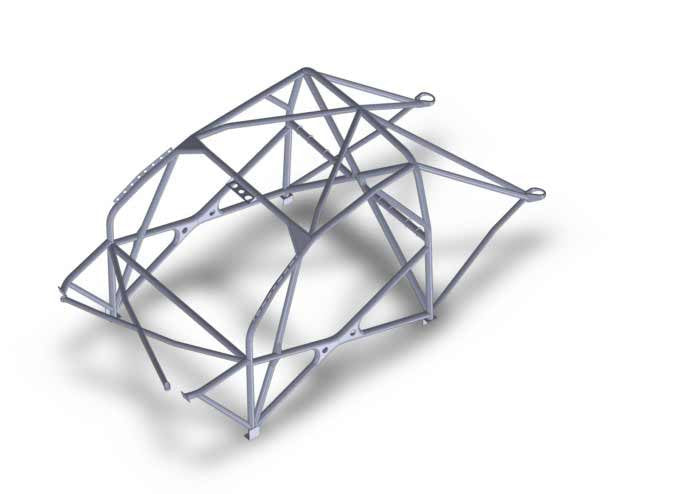 SUBARU Impreza GP / GJ R4 International Multipoint T45 roll cage kit. FIA Certificated