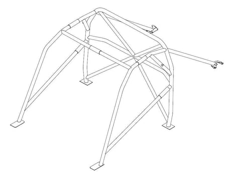 SUBARU Impreza GRB Bolt-in CDS roll cage MS UK Compliant 