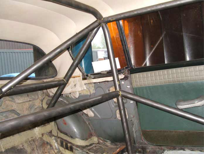 SUNBEAM Rapier Historic T45 roll cage kit. MS UK Compliant to Appendix K