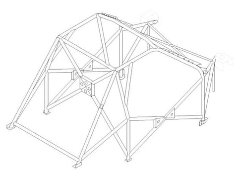 SUZUKI Ignis International Multipoint T45 roll cage kit. FIA Certificated 